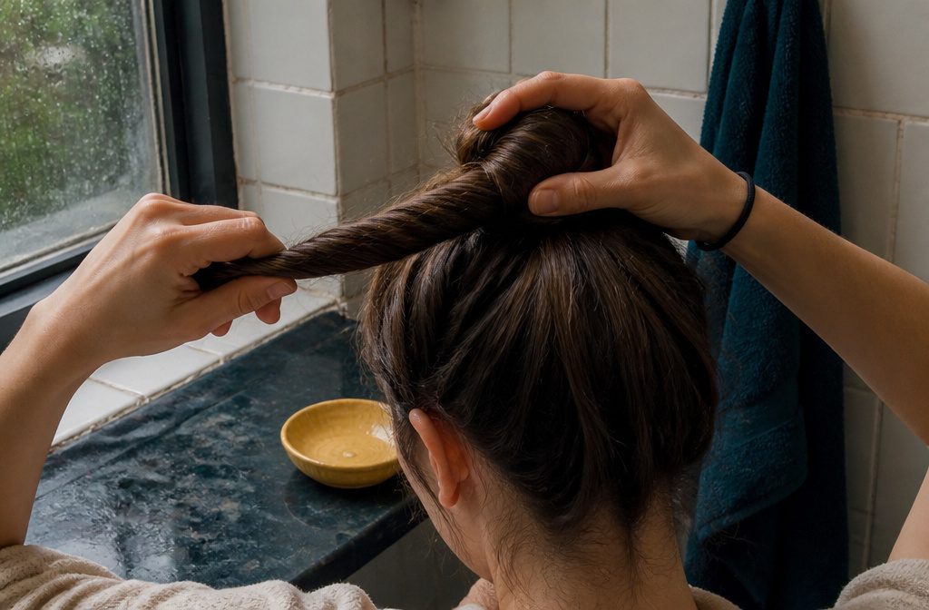 Hair bun tutorial featured image
